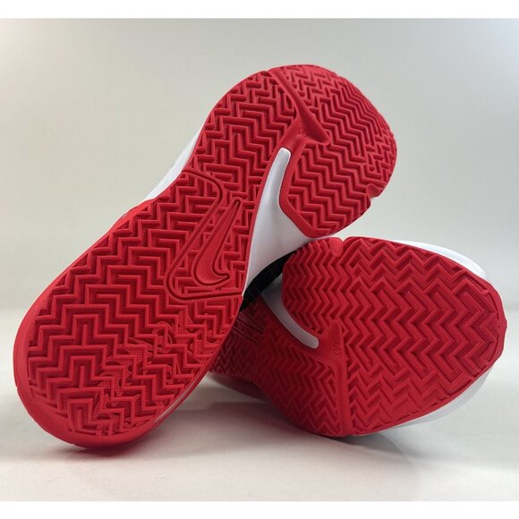 Nike Lebron Witness VII 7 Bred Men Size 10.5 Red Black Shoes Athletic DM1123-005 - Picture 8 of 9